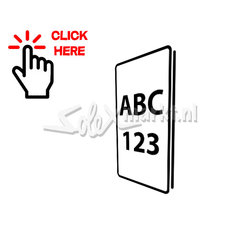 License plate holders