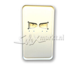 Solex Kentekenplaathouder Staand Wit