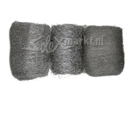 Steel wool set (1x coarse/ 1x medium/ 1x fine)
