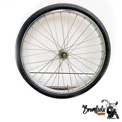 - Complete spoked - Flat Rim Solex rear wheel 24" Second Hand 