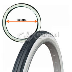 Solex tire 19'' - Black/White