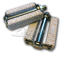 Pedals old model Dutch Solex - White