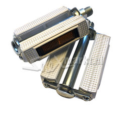 Pedals Solex - White - with reflector