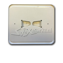 License plate holder (Dutch) White - Wide model