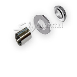 Crank-pin bushing - washer - nut for connecting rod/crankshaft