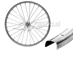 Solex Frontwheel 19'' - Complete spoked - Flat Rim