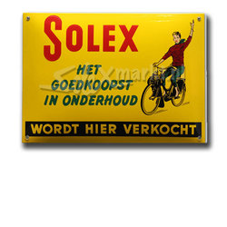 Solex emaille plate - (40x30cm)