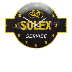 Solex emaille clock - (53x40cm)