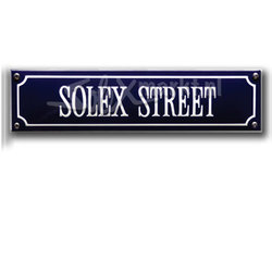 Solex emaille street sign - Solex Street (33x8cm)
